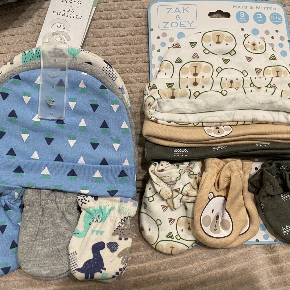 New - 2 packs of Baby Caps/ beanies